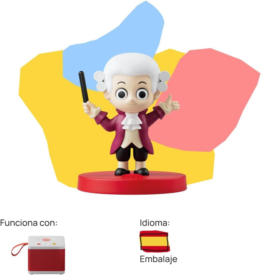 Zvuková postava - sladká Mozartova symfonie - písničky - hračka, vzdělávací obsah, španělština, děti od 0 let, vícebarevné, FFL30003 Bebe Naty Shop hračky