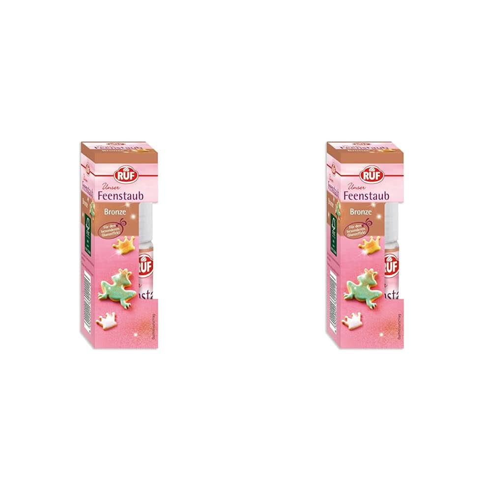 RUF Fairy Dust Jedlý třpytivý prach v láhvi s rozprašovačem 10 gramů Sypání Naty Shop bronz 2 x 10 gramů