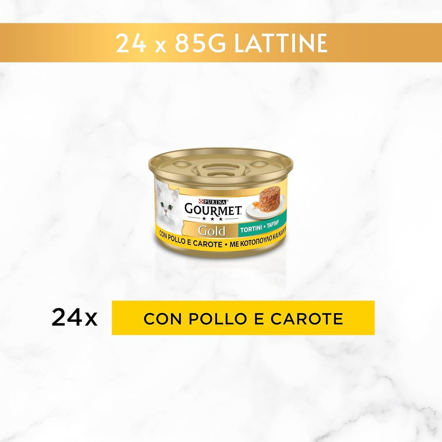 Purina Gold kuřecí a mrkvové vlhké veggie masové kuličky, 24 plechovek po 85 g
