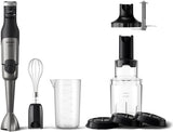 Stabmixér Philips řady 5000 - 1200W Leistung. Technologie Promix. Vedl Geschwindigkeitsanzeiger. Stufenlose Geschwindigkeitseinstellung. Kompaktní design. Leicht Zu Reinigen. Schwarz (HR2681/00) Kitchen Naty Shop + Schneebesen, Spiralizer, Xl-Zerkleinerer