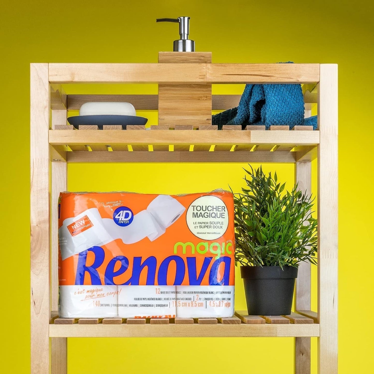 Toaletní papír Renova - 9 rolí
