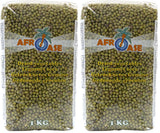 AFROASE - zelené fazolky mungo - 1 x 1 kg (balení 2 ks)