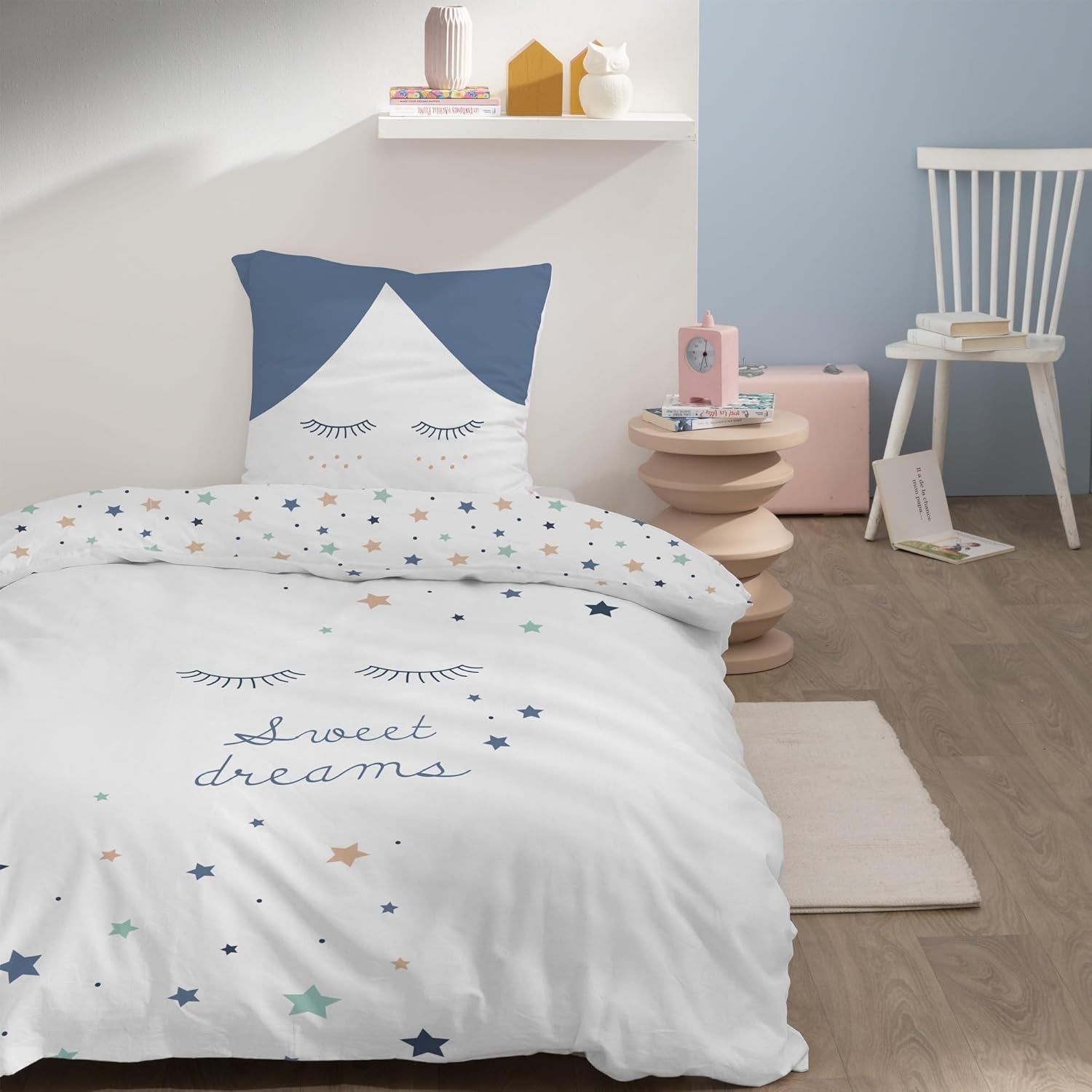 Sada povlečení pro děti, oboustranné, Povlečení Stars - dětské Naty Shop