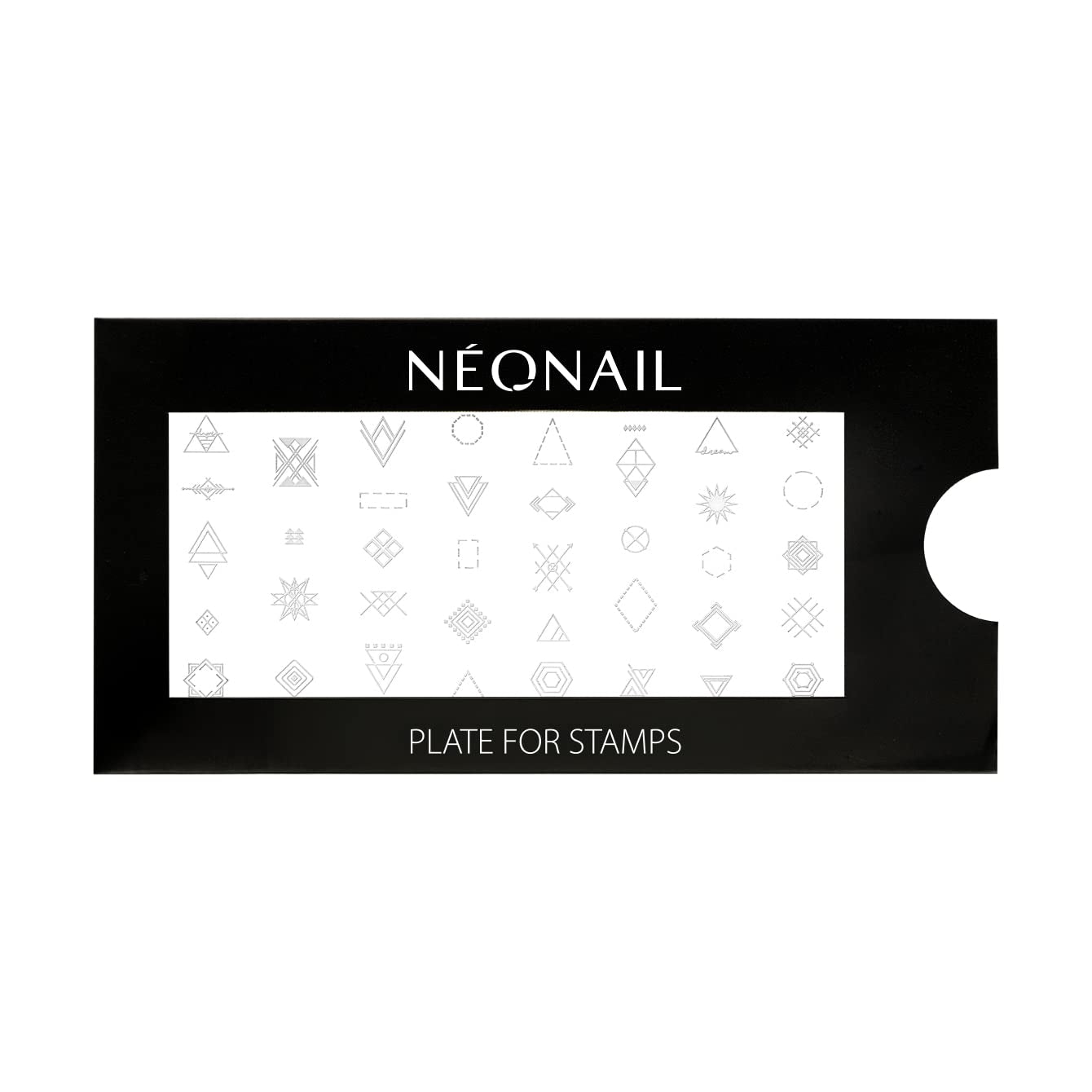 NÉONAIL Nagel Stempel Mit Schaber - Nägel Selber Machen - Razítko na nehty - Nageldesign Für Nagel Schablone - Francouzské nehty Stempel - Silikon Nagelstempel