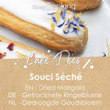 ScrapCooking - Sušené měsíčky 3,5g - Jedlé květiny - Ozdoby na pečení - Na dezerty, dorty, dorty, muffiny - Vánoce, jaro, narozeniny - zlatožlutá - 7471