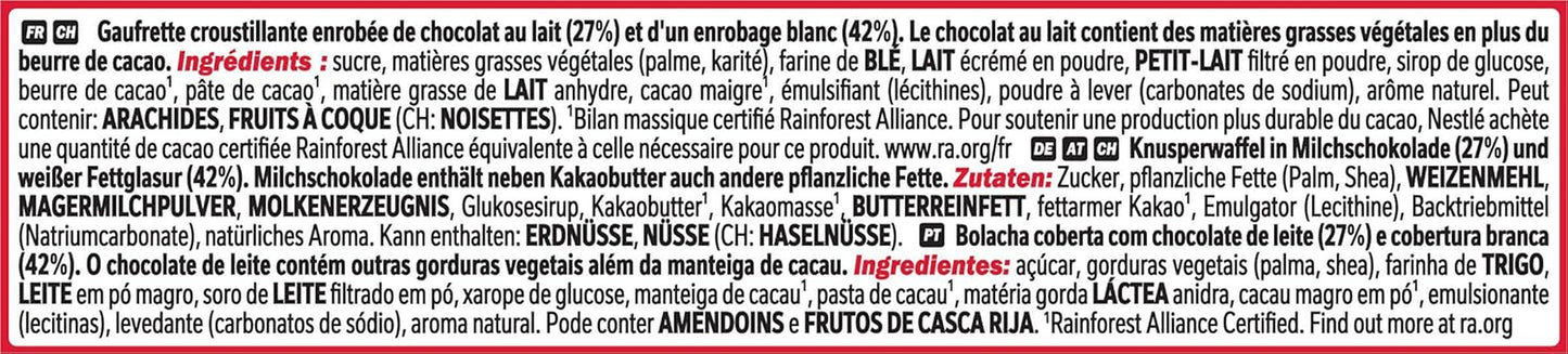 Nestlé Chunky Funky, křupavá oplatka v mléčné čokoládě, balení 24 ks (24 x 40 g)