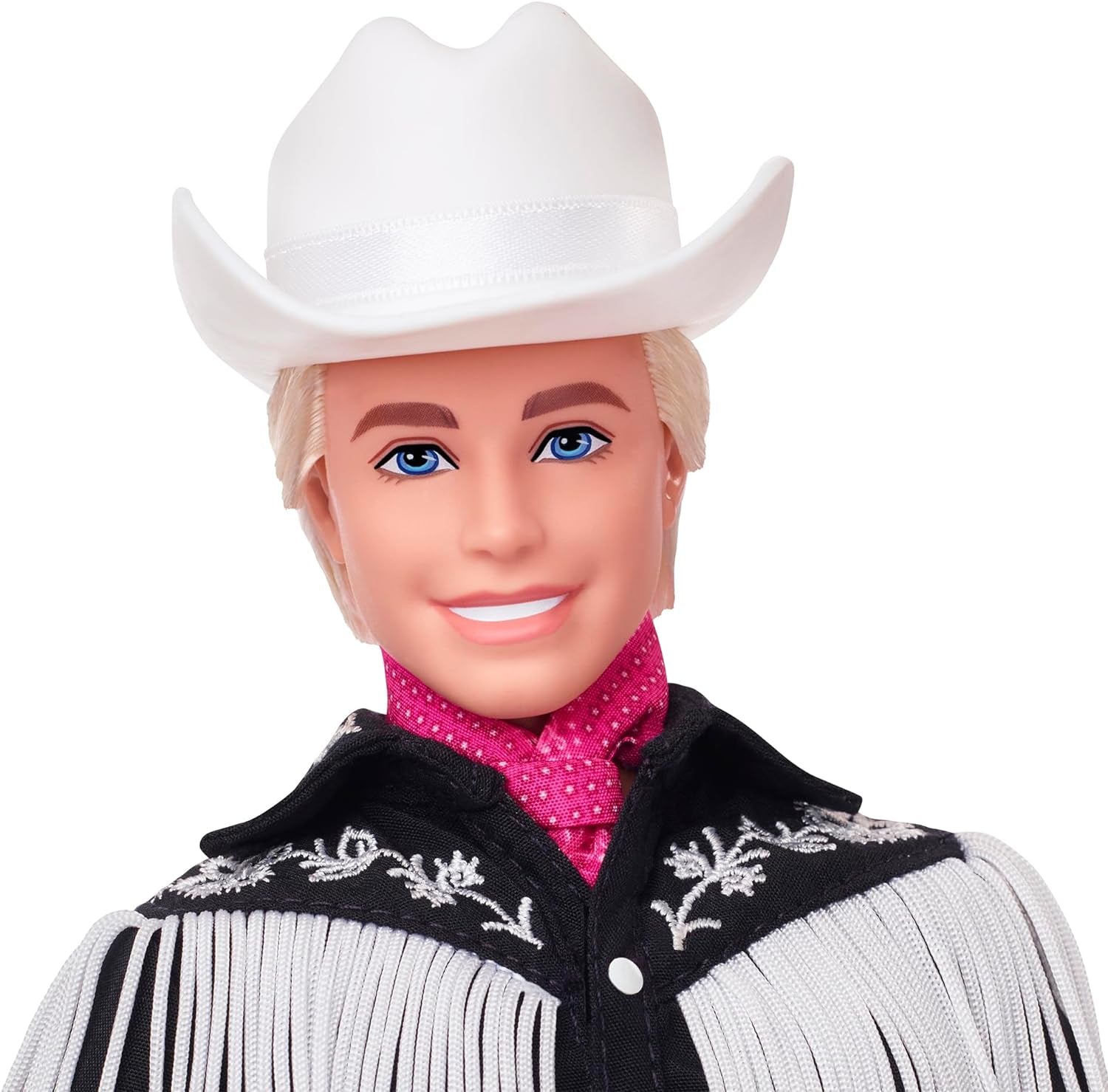BARBIE the MOVIE Ken – sběratelská panenka ve westernovém oblečení, vintage košile, kovbojský klobouk, bílé boty z filmu pro děti od 3 let, HRF30 Naty Shop Dolls