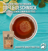 Nananatura Original LEMON BLISS TEA 85G | Ovocný a osvěžující letní bylinkový čaj | Jako studený čaj, ledový čaj nebo klasický horký | S květy, listy a na slunci vyzrálými bobulemi | Žádný cukr