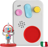 + Interaktivní vypravěč pro děti s audio obsahem od 0 do 10 let, audio box se zvukovou figurkou -Já, noční světlo, spánková rutina, hudební výuková hra, italská verze Jucarii Bebe Naty Shop Výchozí název