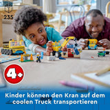 LEGO 60391 Městská stavební vozidla a jeřáb s demoliční koulí, bagr, sklápěč a transportní vozidla, vzdělávací hračka pro děti od 4 let Stavebnice Besuche den LEGO-Store