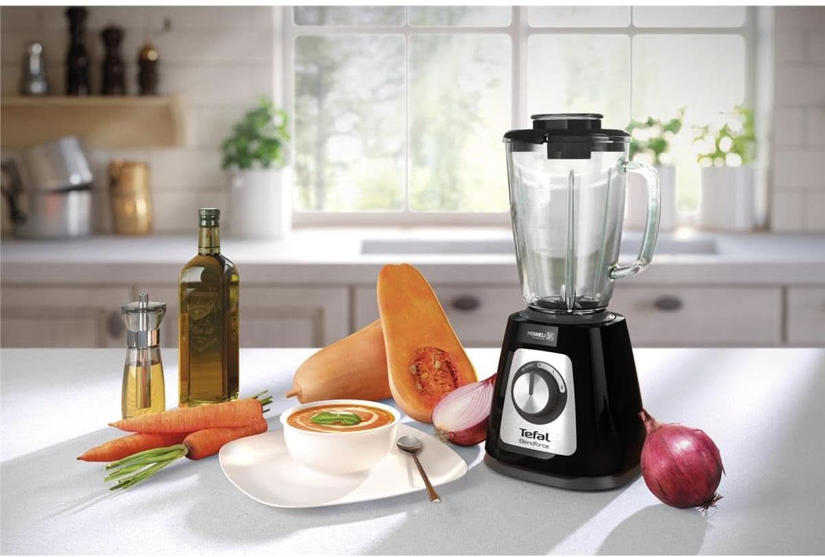 Tefal BL435831 BL4358 stojanový mixér, skleněný, 1,75 litru, Schwarz Kitchen Naty Shop