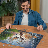 Puzzle Ravensburger 12001088 - Kouzelný jelen a čtyři roční období - 1000dílné puzzle pro dospělé 14+ Puzzle Naty Shop