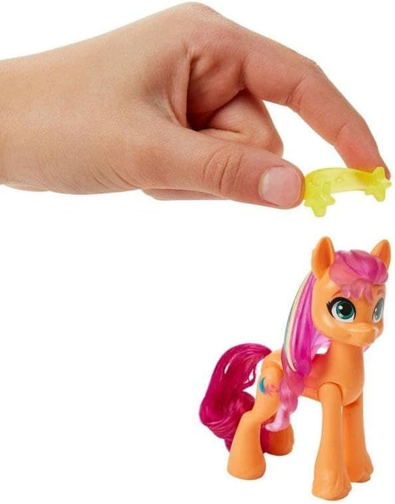 My Little Pony – Discover Your Sparkle Pony: Beauty Mark Magic Sunny Starscout, Pony od kopyta po srdce 7,5 cm, věk 5+, F5250, vícebarevný