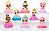 LOL Překvapení! Princess Tots – obsahuje 1 panenku, obrněné balení, 2 barvy na vytvoření princeznovských šatů, 8 panenek ke sbírání