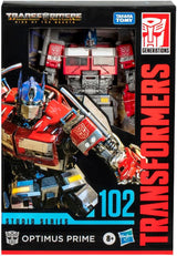 Transformers Studio Series Voyager Class Rise of the Beasts 102 Optimus Prime Akční figurka Červená Bílá Modrá Akční figurky Naty Shop