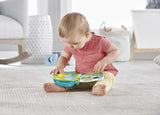 Fisher-Price Musical Animal Friends Songbook | Hračka pro miminko od 6 měsíců, 1 roku pro holčičky a kluky | Dětská hračka | Hudební kniha se zvuky a světelnými efekty | Vzdělávací hračka (německy), GFP29 Jucarii Bebe Naty Shop