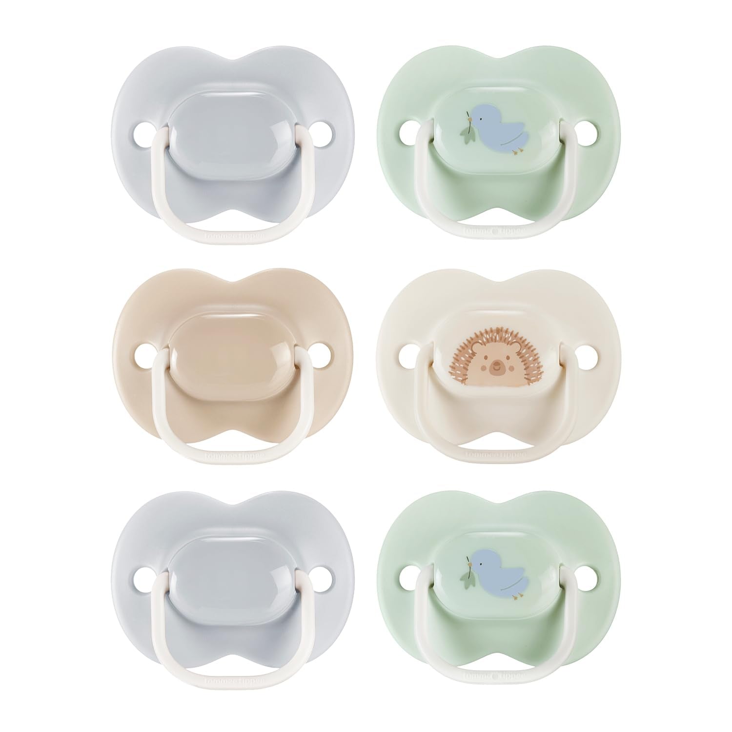 Dudlíky Tommee Tippee Anytime, 0-6 měsíců, balení 6 symetrických dudlíků, bez BPA