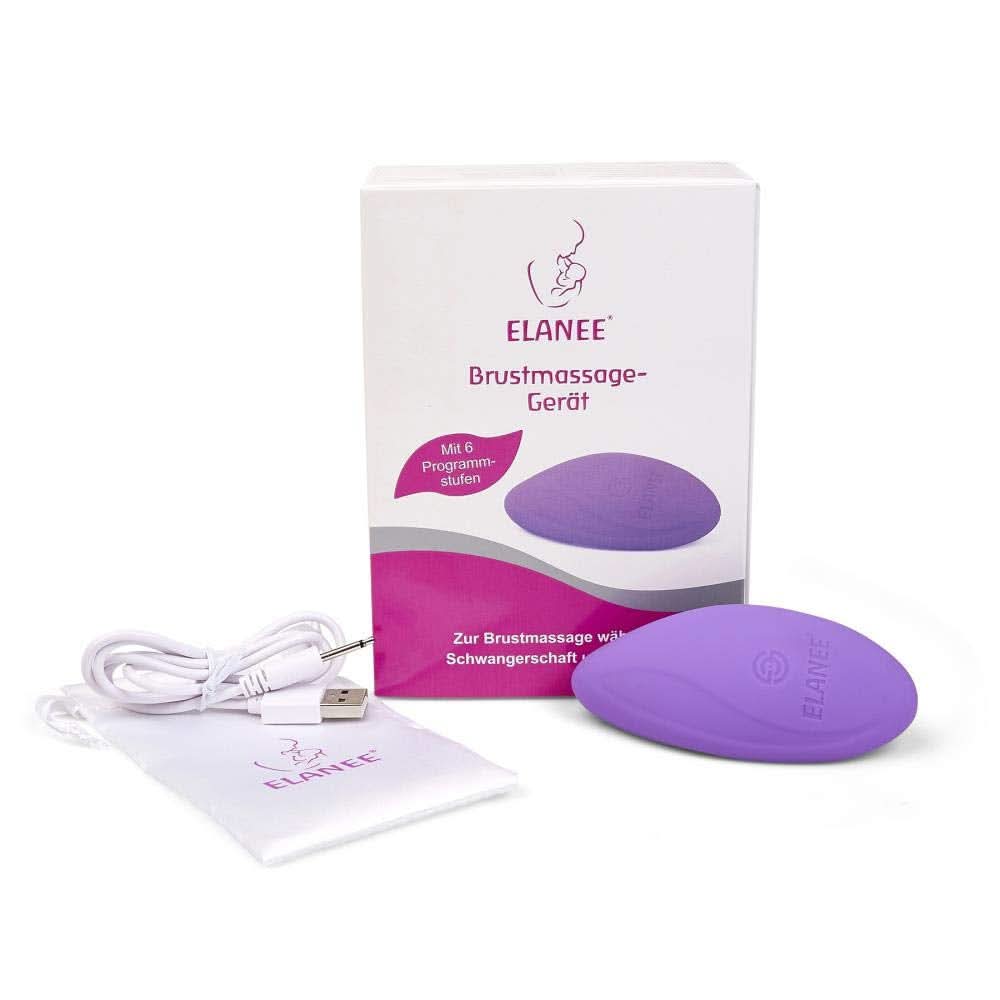 ELANEE Brustmassage-Gerät Für Schwangerschaft Und Stillzeit, Sanfte Massage Der Brust, Lockerung Des Brustgewebes, Anregung Milchfluss (223-00), 1 Stück (1Er Pack) Příslušenství Jídlo a kojení Bebe Naty Shop