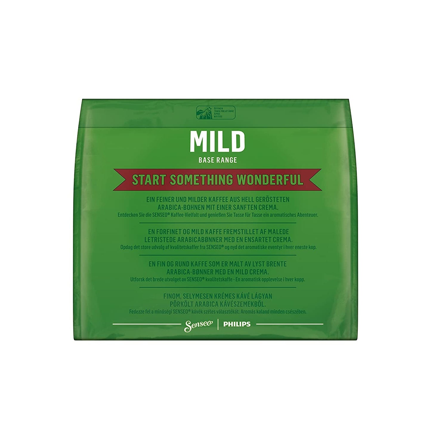 Senseo Pads Probierbox 5 Sorten, Vielfaltspaket, 5 x 16 Getränke, 80 kaffeepadů