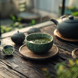 Naturalebio japonský čaj Sencha - 200 g Bio zelený čaj - 100% čistý a přírodní zelený čaj Sencha - sypané lístky z první sklizně - organický produkt vypěstovaný v Japonsku