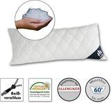 Polštář Irisette Micro Thermo - Made in Germany - Polštář se snímatelným měkkým potahem z mikrovlákna, 40 X 80 Cm, standardní polštáře Naty Shop s certifikací Ã-ko-Tex Single 1 balení - 40 X 80 Cm