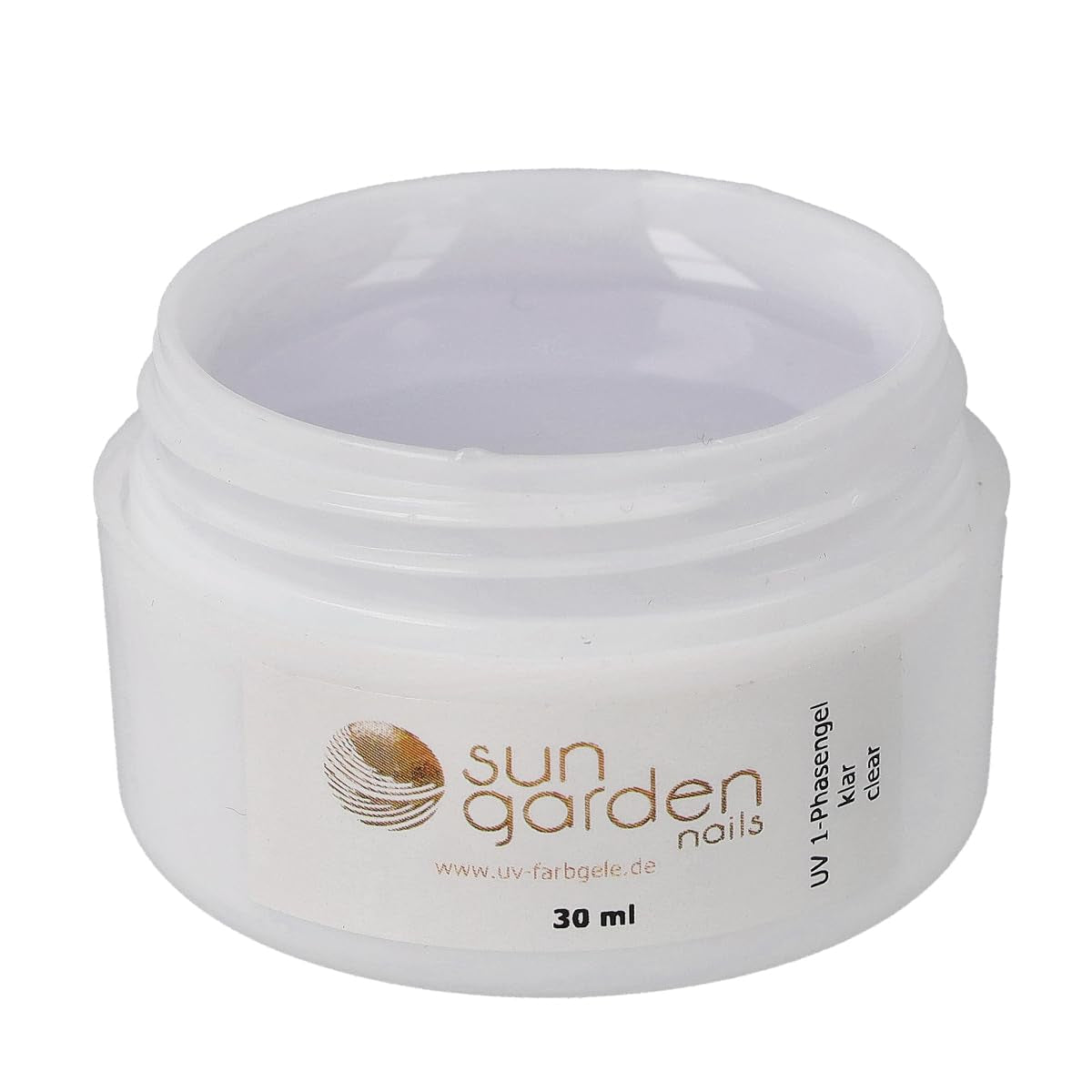 Sun Garden Nails jednofázový transparentní gel 30ml + krabička 100 tipů + lepidlo na tipy 7ml