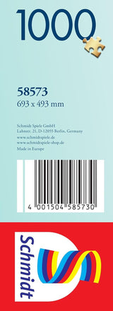 Schmidt Spiele 58573 Jeff Haynie, Mit Dem Wohnwagen Am Meer, skládačka 1000 dílků Puzzle Naty Shop