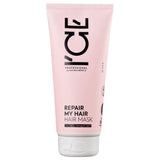 ICE Professional by Natura Siberica Repair My Hair Mask - Intenzivní opravná maska pro poškozené vlasy - Se sibiřským cedrem a PRO-keratinem - 200 ml Naty Shop Colored Hair Mask 200 Ml (1 balení)