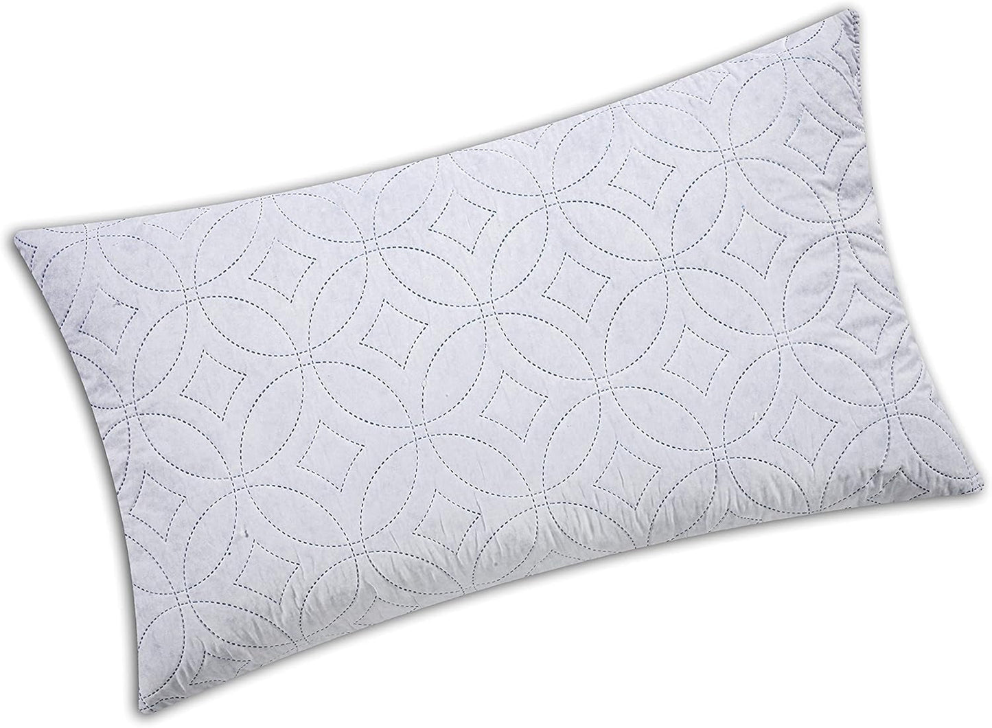 V.I.P. Velmi důležitý polštář V.I.P. Memory Flake Polštář Bílý Polštář 45 X 75 cm Polyesterový prošívaný potah Super prodyšný Měkký Made in Italy Standardní polštáře Naty Shop