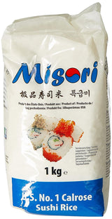 Calrose Misori Rýže / Sushi Rýže, 1 kg