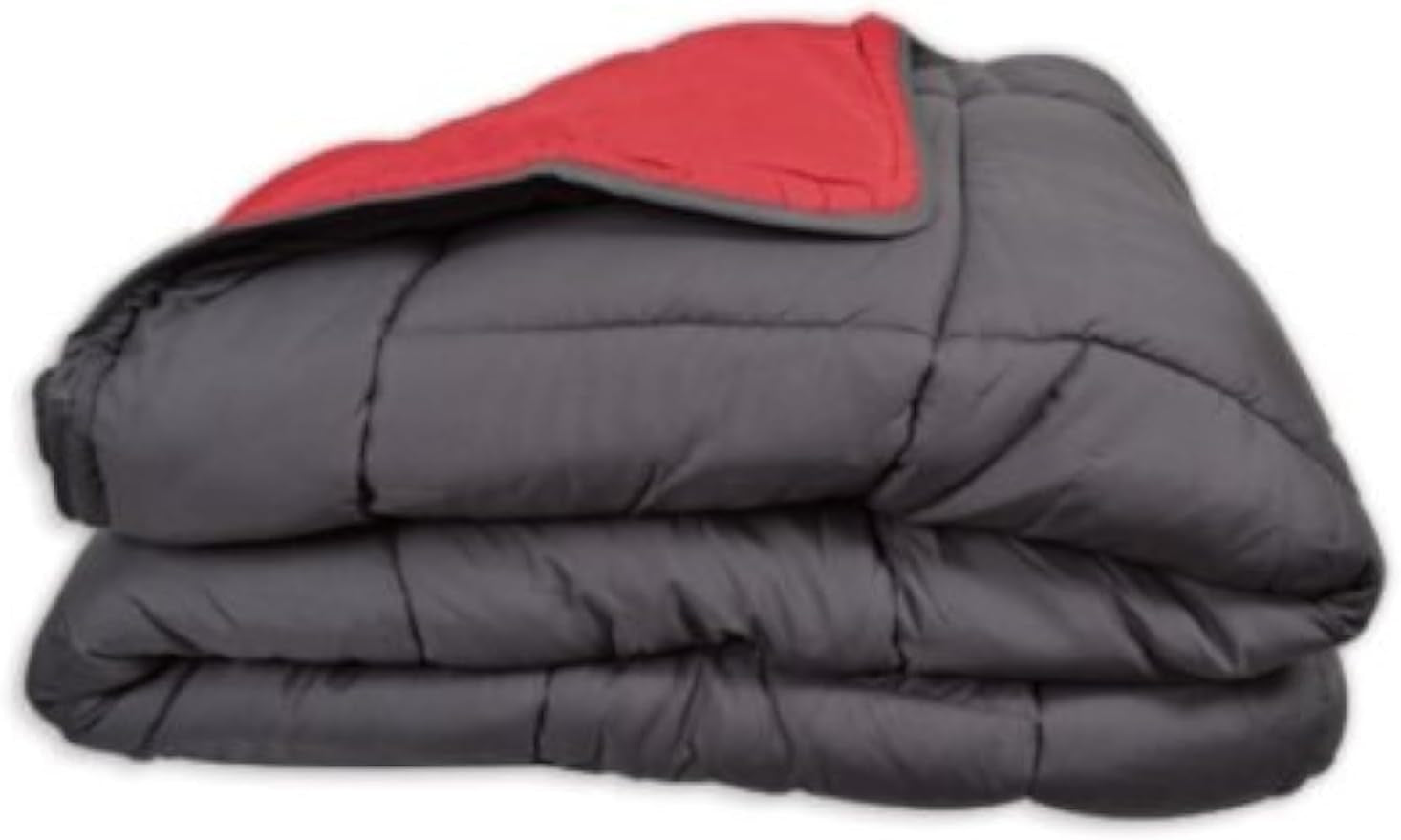 Calgary Povlak na přikrývku Polyester šedý/červený, Polyester, Šedo/červený, 200X140X1 Cm Přikrývky a přikrývky Naty Shop 220X160X1 cm