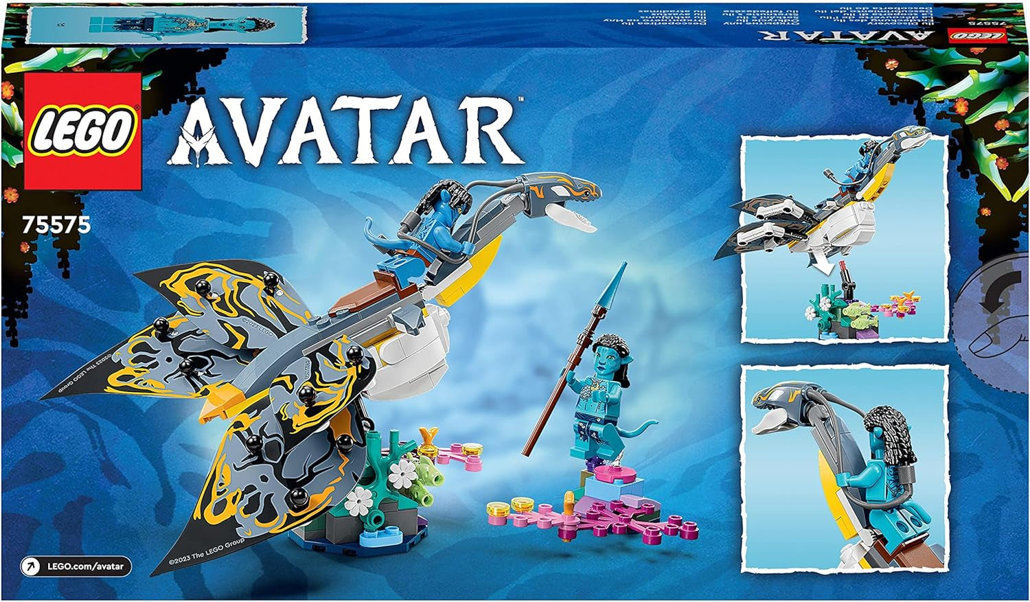 LEGO Avatar The Discovery of Ilu Water Path Stavebnice s podvodní postavičkou Sada kolekce Pandora pro děti a filmové fanoušky od 8 let 75575 Stavebnice Besuche den LEGO-Store