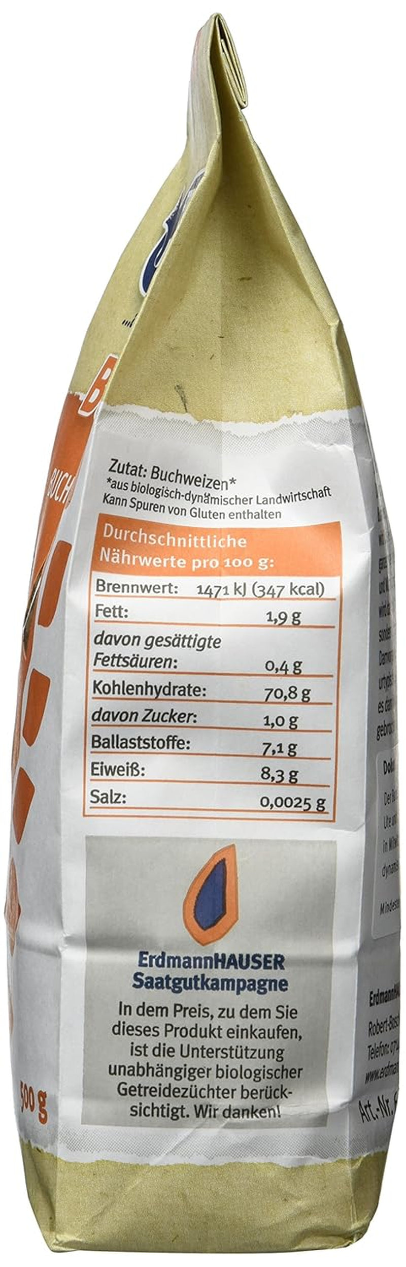 Bio pohankový bulgur 6 balení (6 x 500 g)