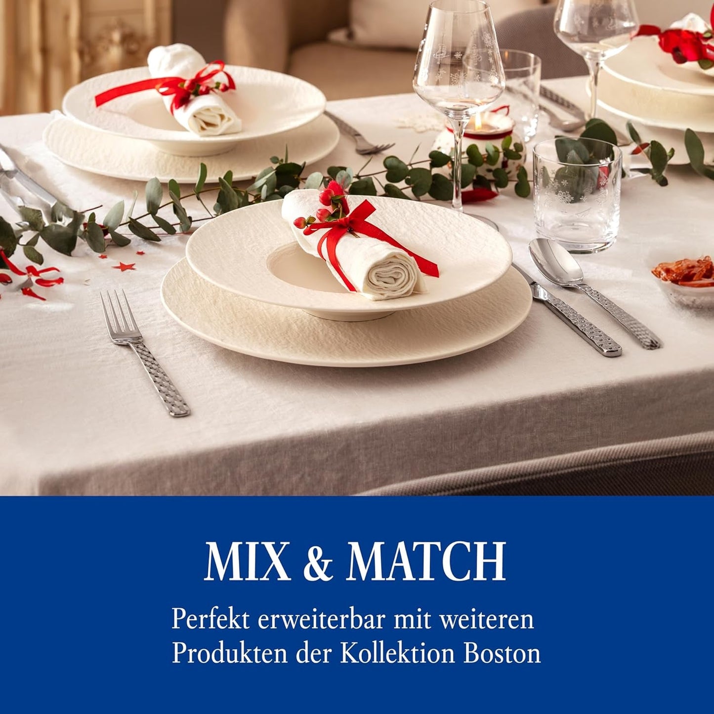 Villeroy & Boch - Sada příborů Boston 30 kusů, 6 osob Kitchen Naty Shop