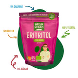 Bio Erythritol, přírodní sladidlo, organické, nízký glykemický index, 500 gramů sladidla Naty Shop