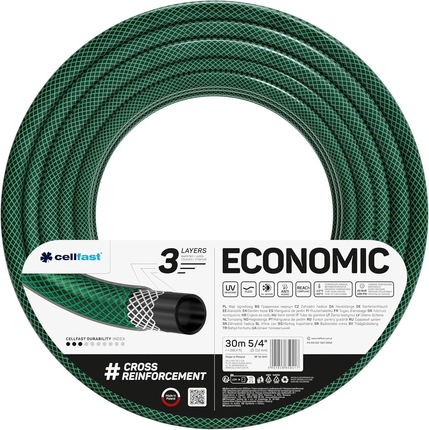 Zahradní hadice Cellfast ECONOMIC 20m, 5/8", 10-010