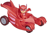 PJ Masks Owl Glider Předškolní hračka, Eulettino vozidlo s akční figurkou Eulette pro věk 3+, recyklovatelné balení, akční figurky Naty Shop