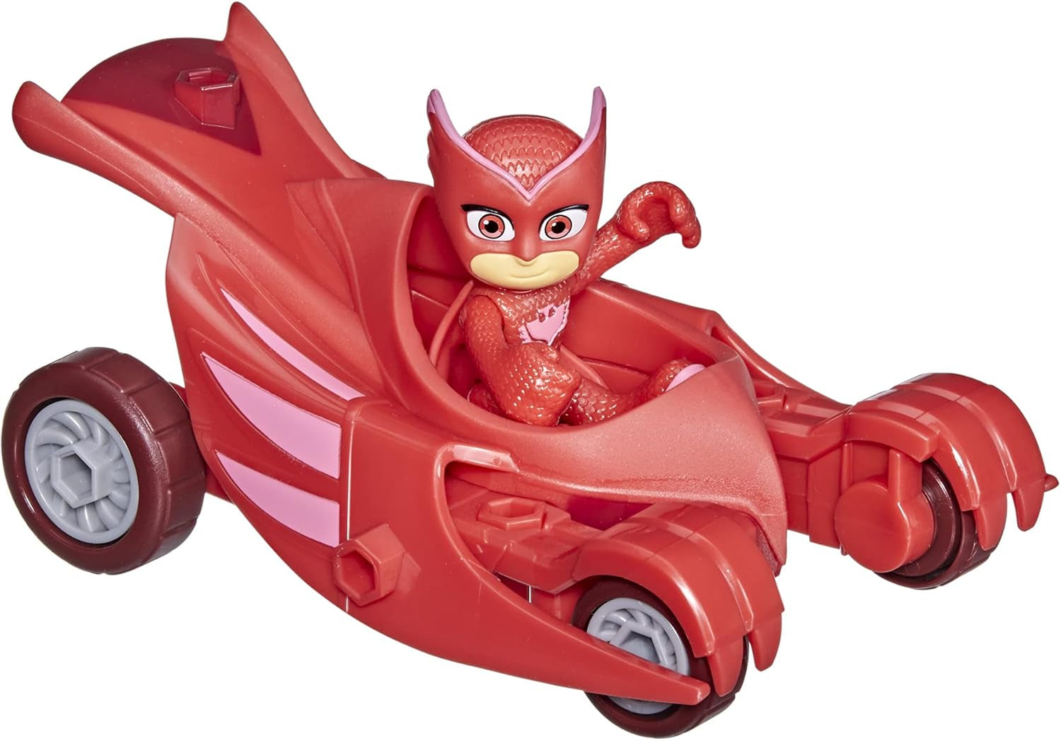 PJ Masks Owl Glider Předškolní hračka, Eulettino vozidlo s akční figurkou Eulette pro věk 3+, recyklovatelné balení, akční figurky Naty Shop