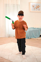 Další Ninja Nunchaku, zvuk, rukojeť obalená měkkým materiálem, 13 cm, role play, od 3 let, zelená Akční figurky Naty Shop