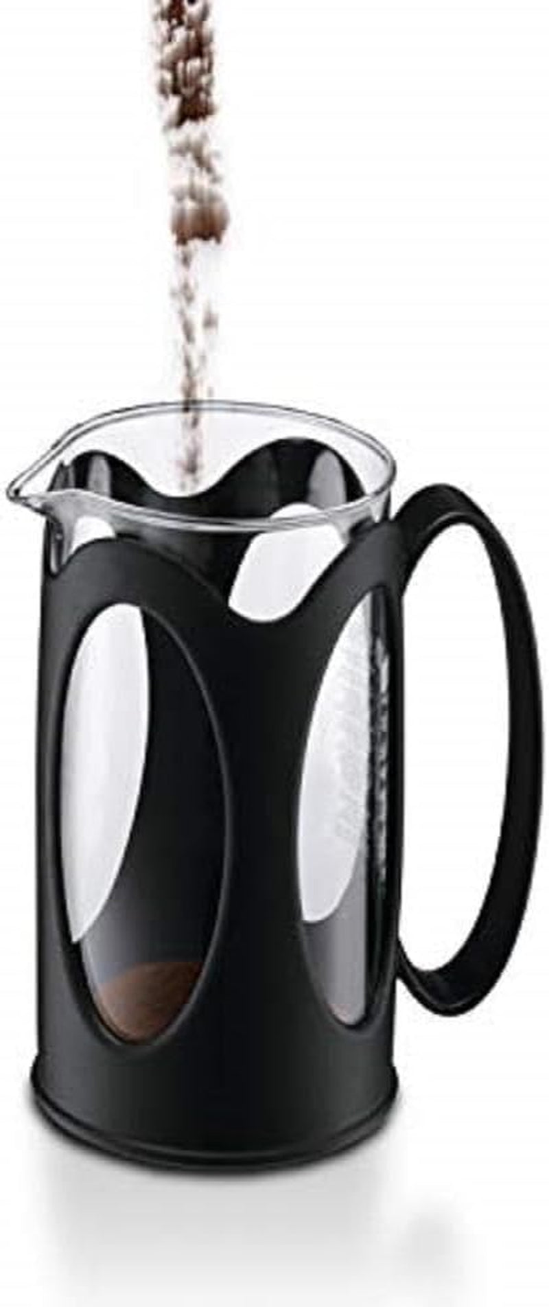 Kávovar Bodum Kenya – 1l / 8 šálků – Ruční French Press Borosilikátové sklo a nerezová ocel – Vhodné do myčky – Vyrobeno v Portugalsku