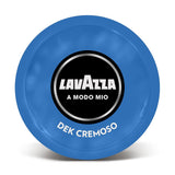 Lavazza A Modo Mio Dek Cremoso, 256 kávových kapslí, na espresso bez kofeinu s aromatickými tóny mandlí a canditis, 100% Arabica, intenzita 7/13, středně pražení, 16 balení