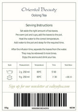 Oriental Beauty Taiwan Oolong čaj - Dongfang Meiren Tchajwanský čaj - Wu Long White Tips nebo Modrý čaj Wu Long Tea Orientální modrý čaj Modrý čaj Olong Čaj Olong Čaj Organický Oolong Čaj Olong Čaj