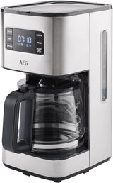 Espresso AEG Deli 5, 1,5 l, programovatelný časovač, funkce udržování teploty, bezpečnostní zastavení, ukazatel hladiny vody, optimální dávkování, funkce proti odkapávání, nerez, CM5-1-6ST