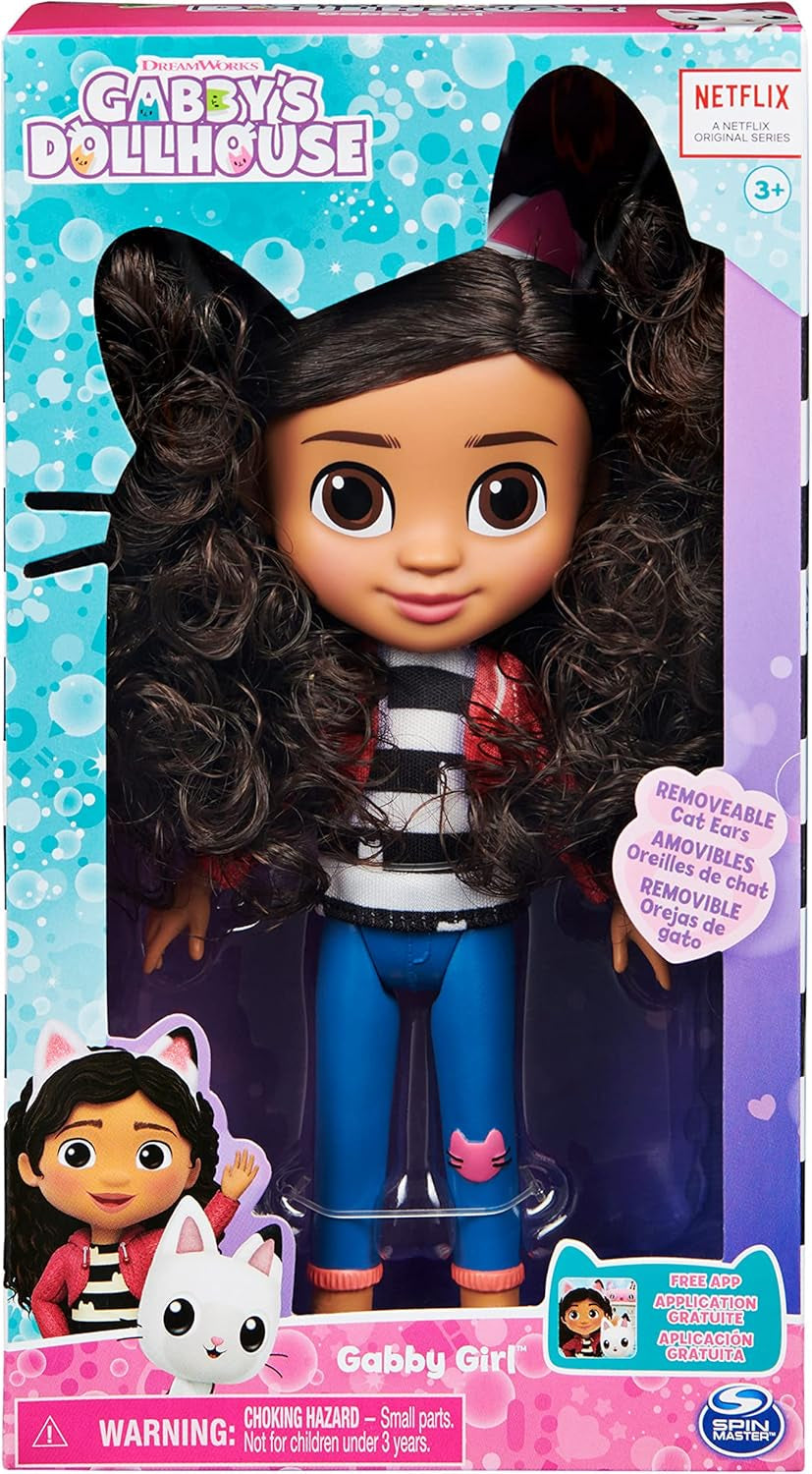 Domeček pro panenky Gabby, 20 cm vysoká panenka Gabby Girl, vhodná pro děti od 3 let Naty Shop Dolls