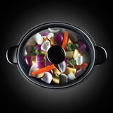 Pomalý hrnec Russell Hobbs, 3,5 l nepřilnavý, nerezová ocel, 3 nastavení teploty a funkce udržování teploty, 160W pomalý hrnec Naty Shop