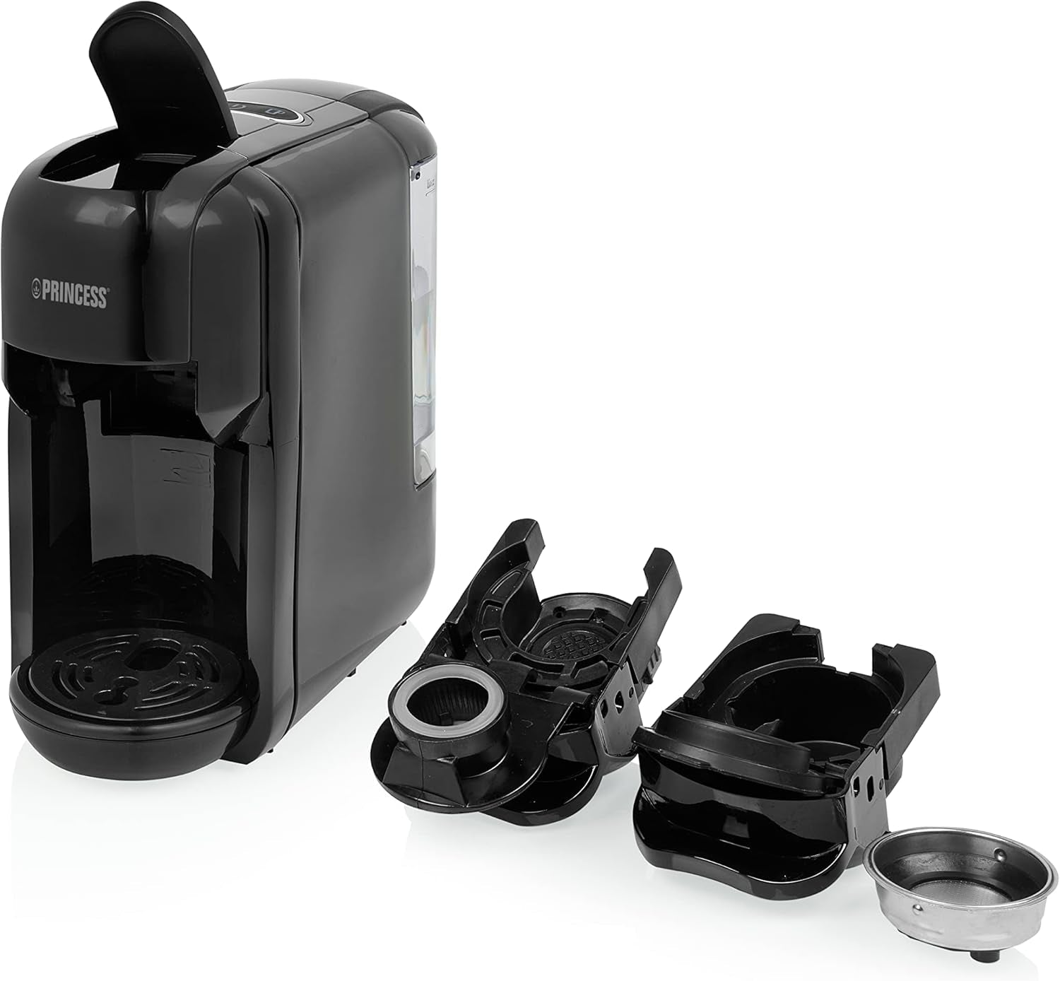 Princess Espressor 249452 – pro kapsle Nespresso™, Dolce Gusto a ESE – 19 bar italské čerpadlo – 0,6 l – 1450 W