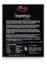 Caffè TROMBETTA L 'Espresso, Italien Kaffee Kapseln kompatibilní s Nespresso. Aus 100% Arabica mit einem Vollmundigen und Körperreichen - 50 Kapseln, 50 Stück (1er Pack)
