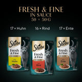 Sheba CATCARE sáček Wet Fresh & FINE (maso) kousky IN Omáčka pro dospělé 50G Multipack Standard