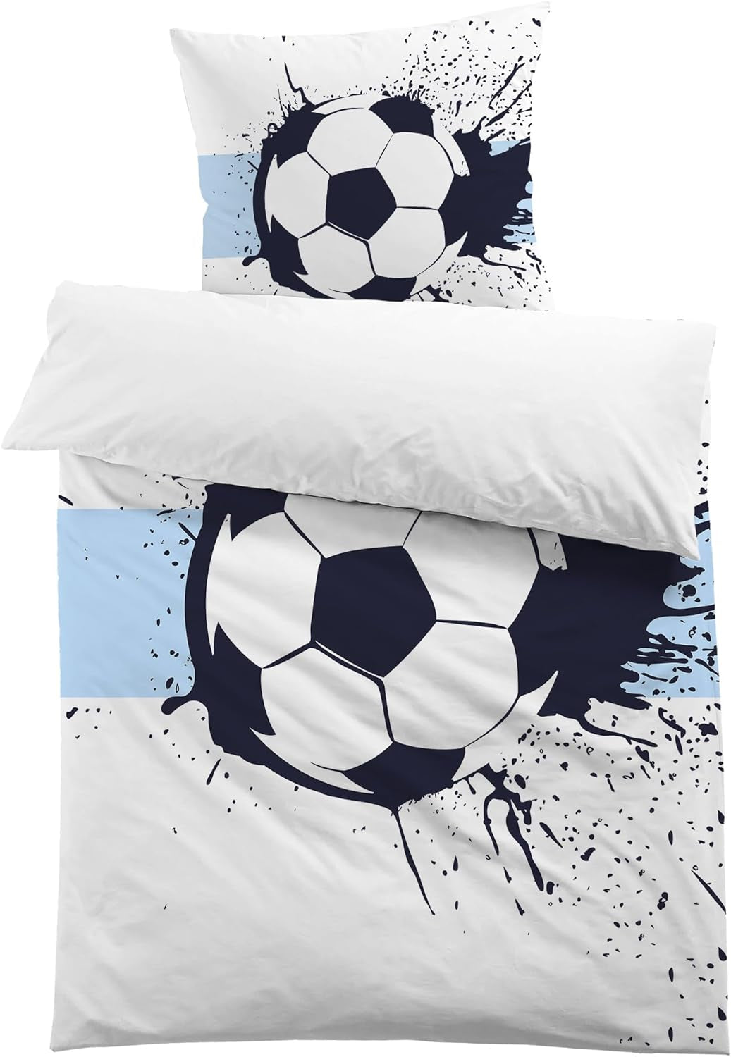 Chlapecké povlečení, fotbal, mikrovlákno polyester Povlečení dětské Naty Shop Model 1 135X200 Cm + 80X80 Cm