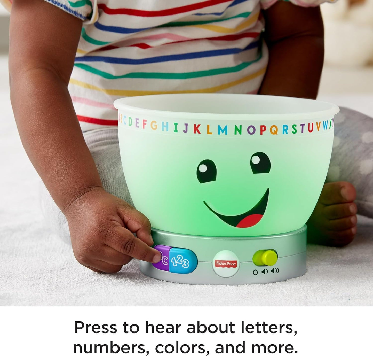 Fisher-Price Laugh & Learn Baby Learning Toys, Magic Color Míchačka s hudbou a světly na 6 měsíců+, GJW20 Baby Toys Naty Shop